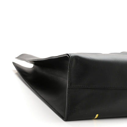 Gucci Calfskin GucciGhost Real Medium XL Tote Black Yellow 8 of 10