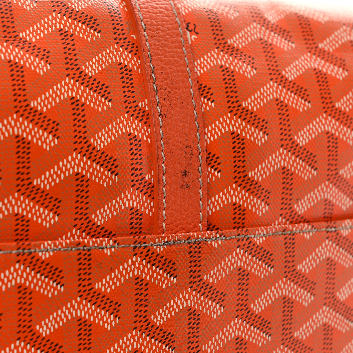 Goyardine Belvedere II MM Messenger Bag Orange