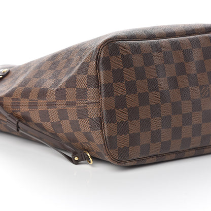 Louis Vuitton Damier Ebene Neo Neverfull MM Rose Ballerine 9 of 10