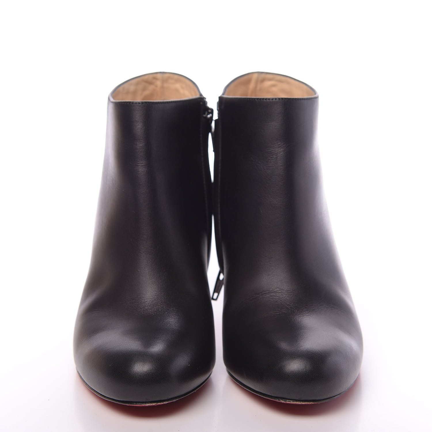Christian Louboutin Calfskin Belle 85 Ankle Boots 36.5 Black 2 of 10