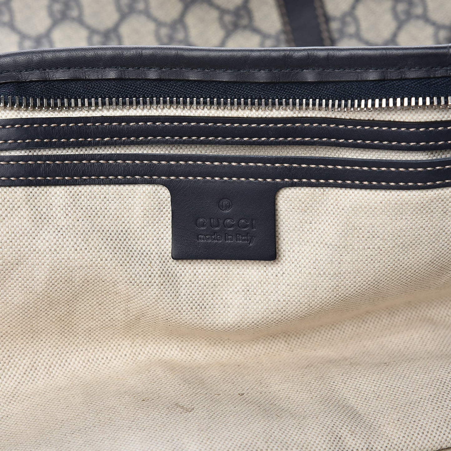 GG Plus Monogram Large Joy Tote Bag Navy
