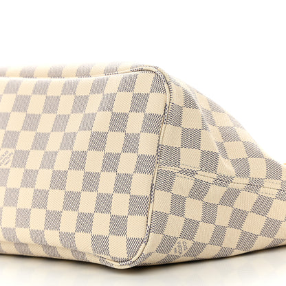 Louis Vuitton Damier Azur Neo Neverfull MM Rose Ballerine 12 of 13