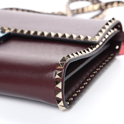 Valentino Garavani Vitello Rockstud No Limit Shoulder Bag Rubin 8 of 10