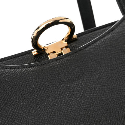 Salvatore Ferragamo Grainy Calfskin Gemini Tote Black 11 of 11