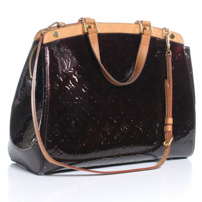 Louis Vuitton Vernis Brea GM Amarante 3 of 9