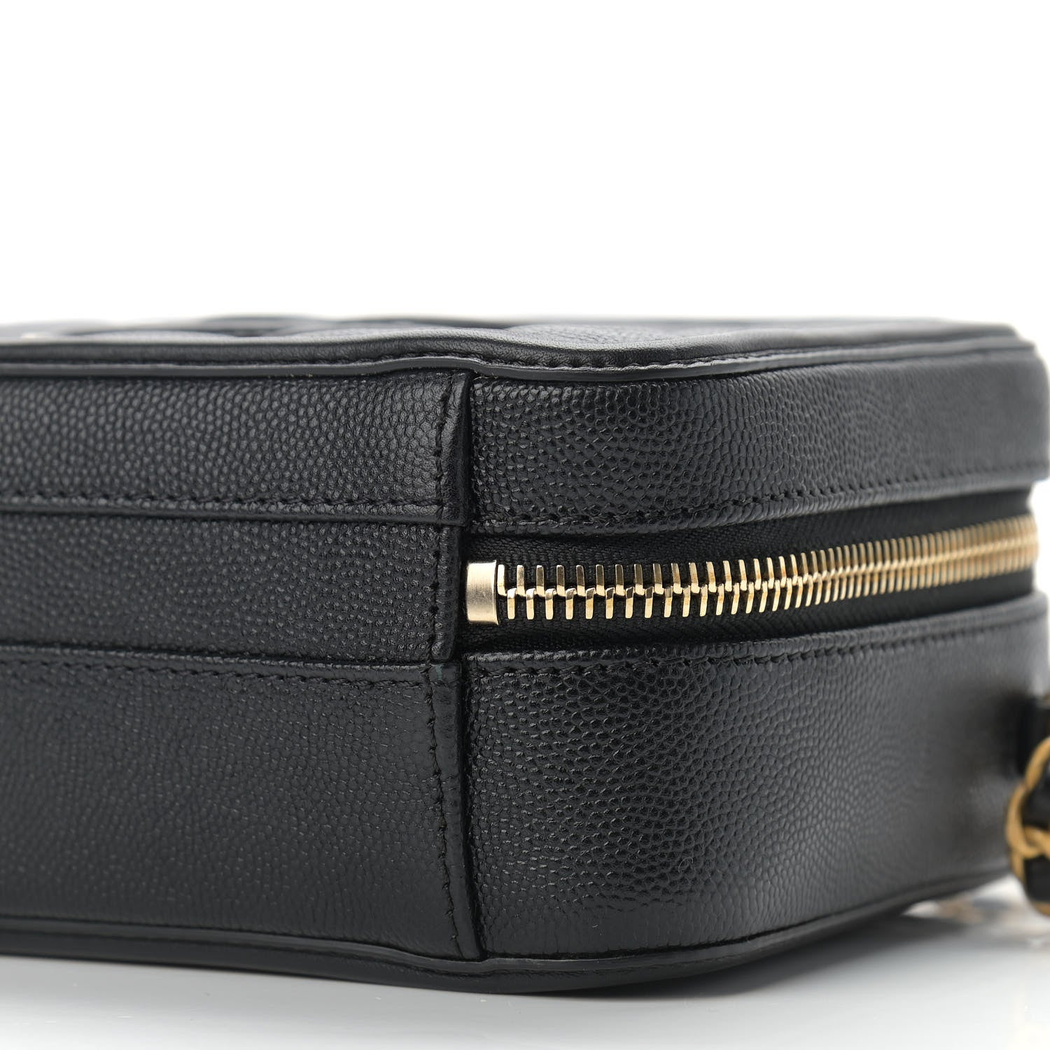 Chanel Caviar Quilted Small CC Filigree Vanity Case Black 10 of 11