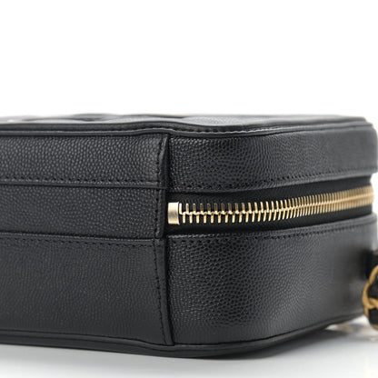 Chanel Caviar Quilted Small CC Filigree Vanity Case Black 10 of 11