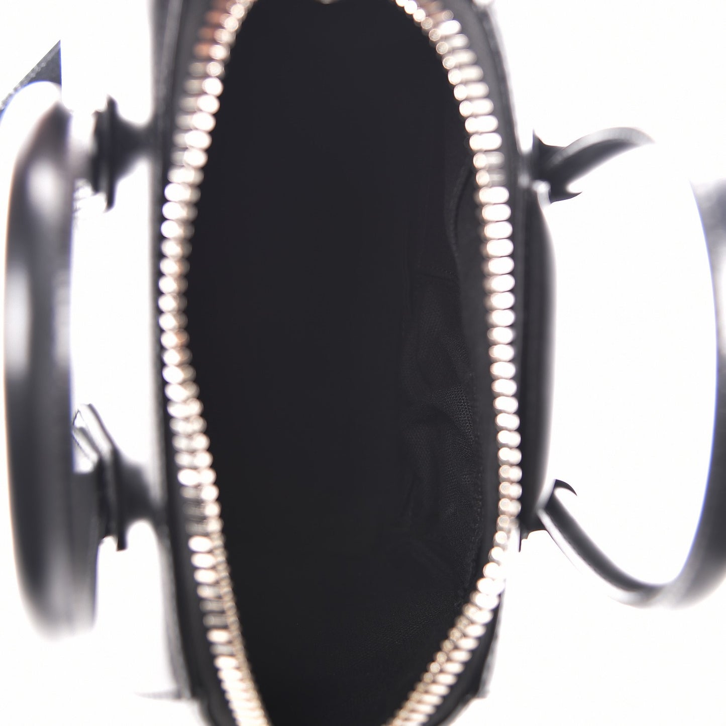 Shiny Lord Calfskin Mini Antigona Black