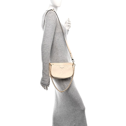 Louis Vuitton Empreinte Monogram Giant Multi Pochette Accessories Cream 3 of 11