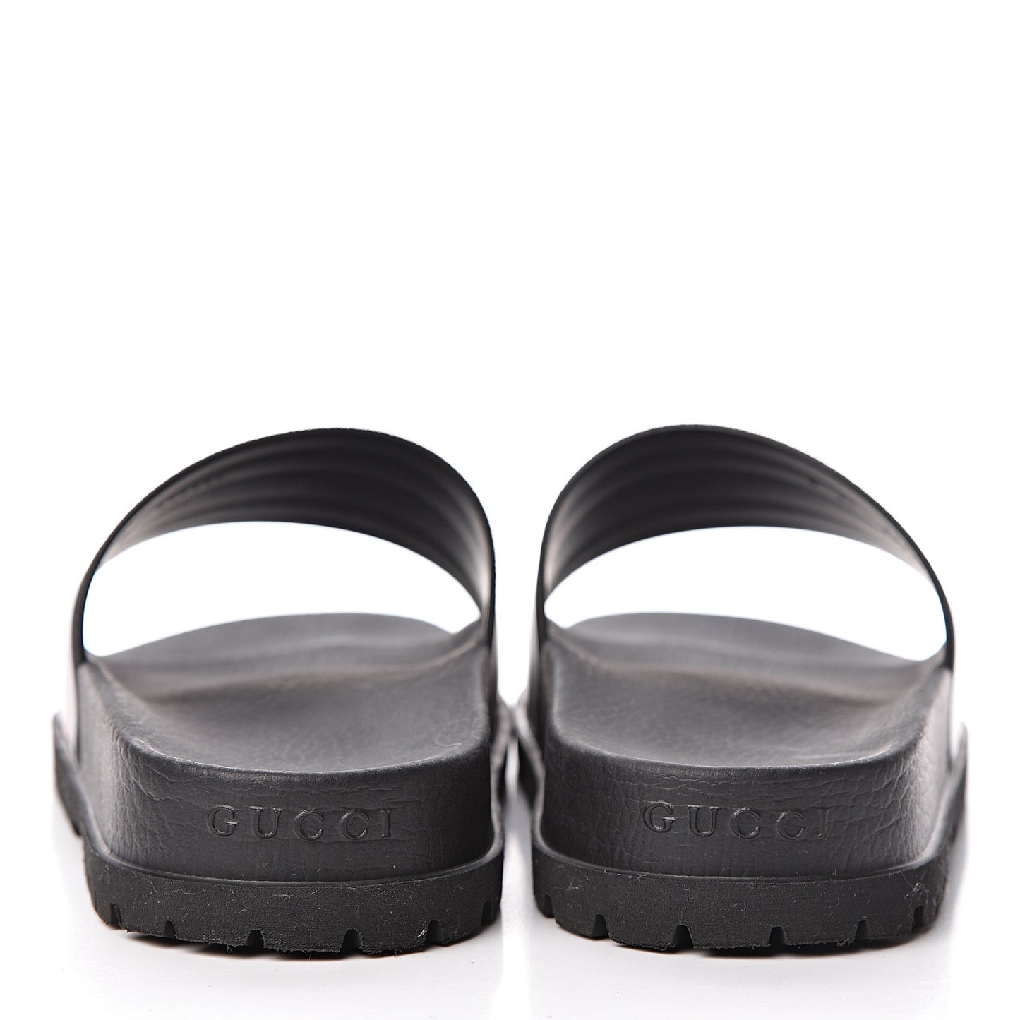 Rubber Web Mens Lug Sole Slide Sandals 10 Black Green Red