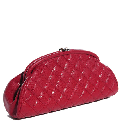 Chanel Caviar Quilted Timeless Clutch Red 3 of 8