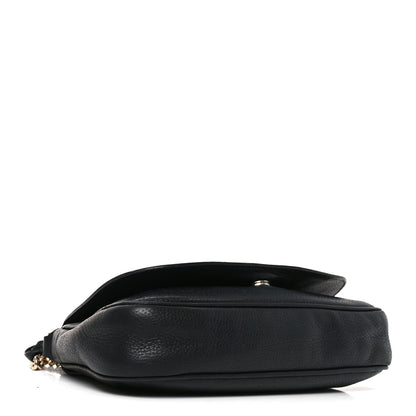 Gucci Pebbled Calfskin Medium Soho Flap Crossbody Black 4 of 10