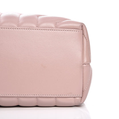 Saint Laurent Calfskin Y Quilted Monogram Medium Loulou Chain Satchel Rose Antic 13 of 15