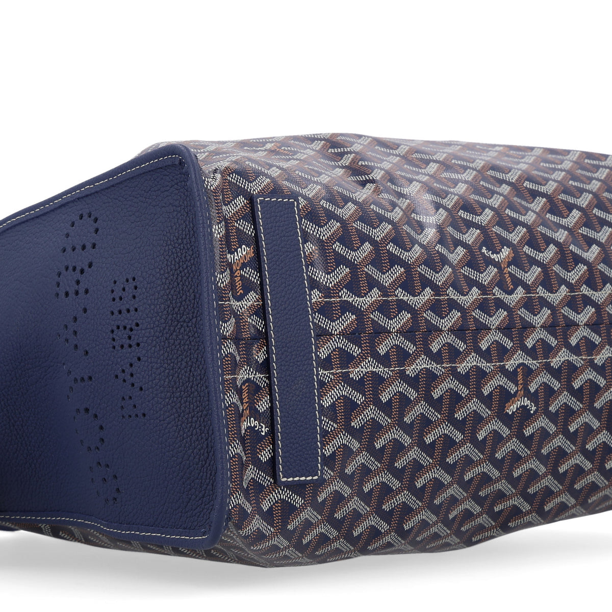 Goyard Goyardine Sac Hardy Pet Carrier PM Navy 3 of 12