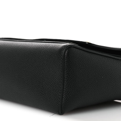 Burberry Grainy Calfskin Note Crossbody Bag Black 9 of 14