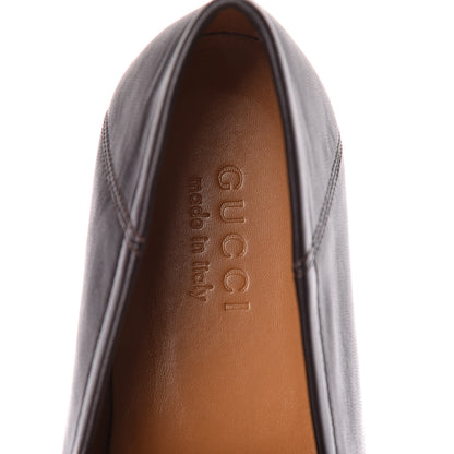 Gucci Lambskin Wolf Embroidered Mens Brixton Horsebit Loafers 9.5 Cocoa 7 of 9