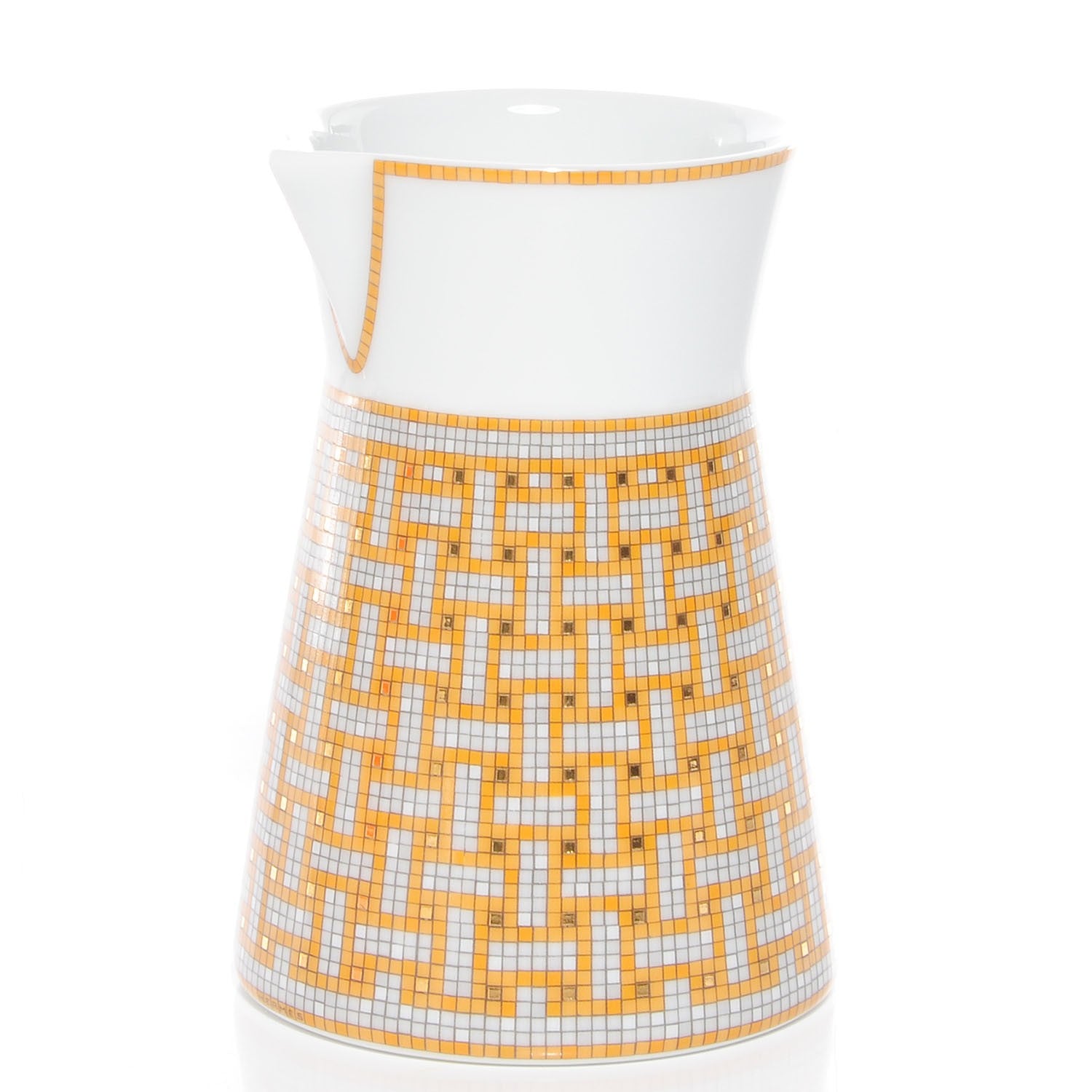 Hermes Mosaique Au 24 Porcelain Creamer 10 Fl. Oz 2 of 4