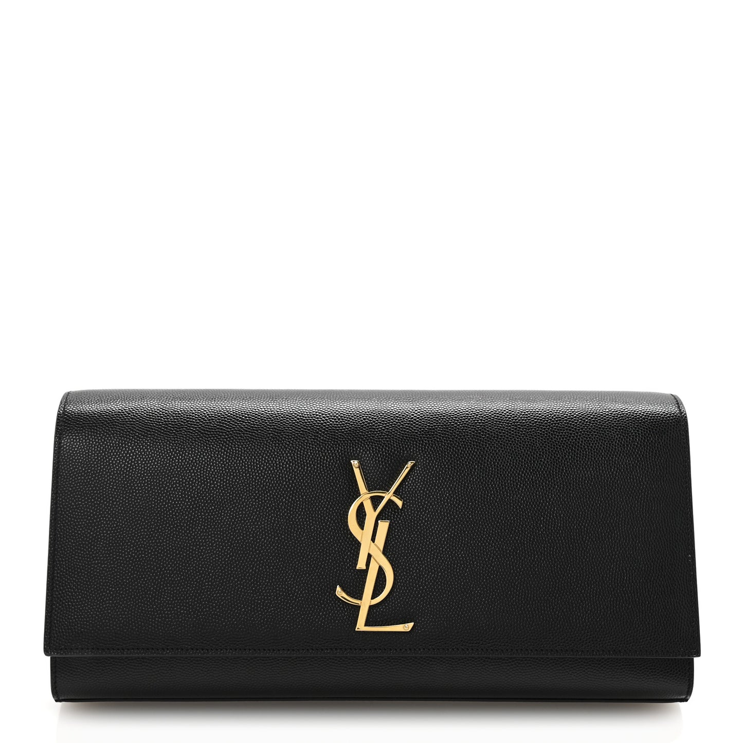 Grain De Poudre Monogram Cassandre Clutch Black