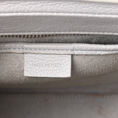 Celine Drummed Calfskin Nano Luggage Lune 6 of 17