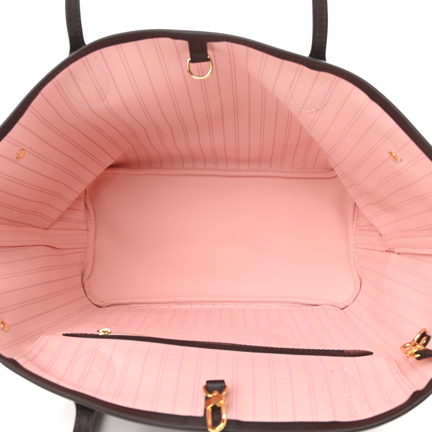 Louis Vuitton Damier Ebene Neo Neverfull MM Rose Ballerine 6 of 10