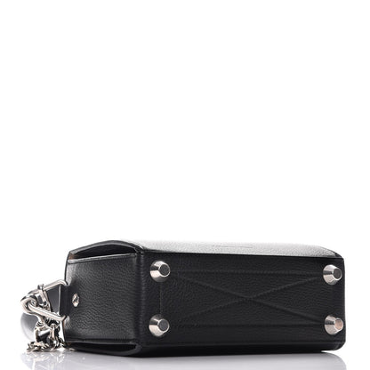 Alexander McQueen Fine Grain Goatskin Box Shoulder Bag 19 Black 4 of 8