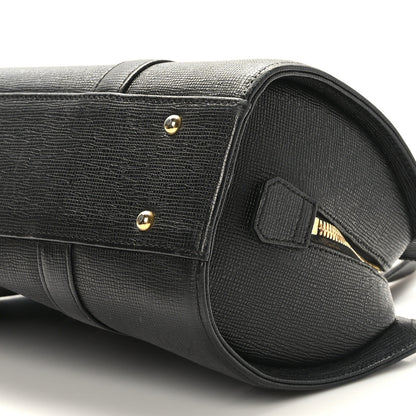MCM Calfskin Studded Barrel Bag Black 8 of 8