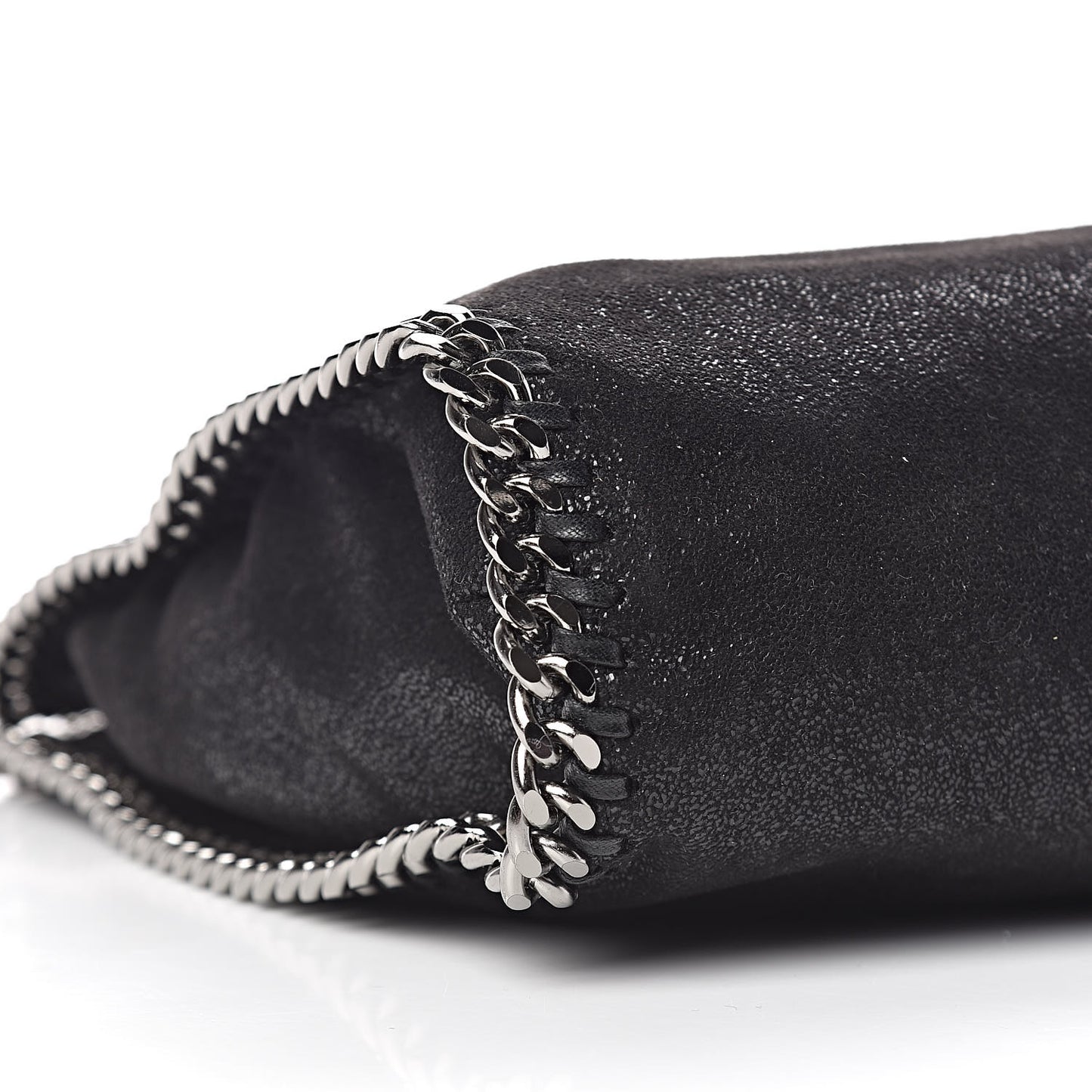 Shaggy Deer Small Falabella Tote Black