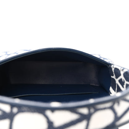 Valentino Garavani Toile Iconographe Cotton Vlogo Small Loco Hobo Bag White Worker 5 of 9