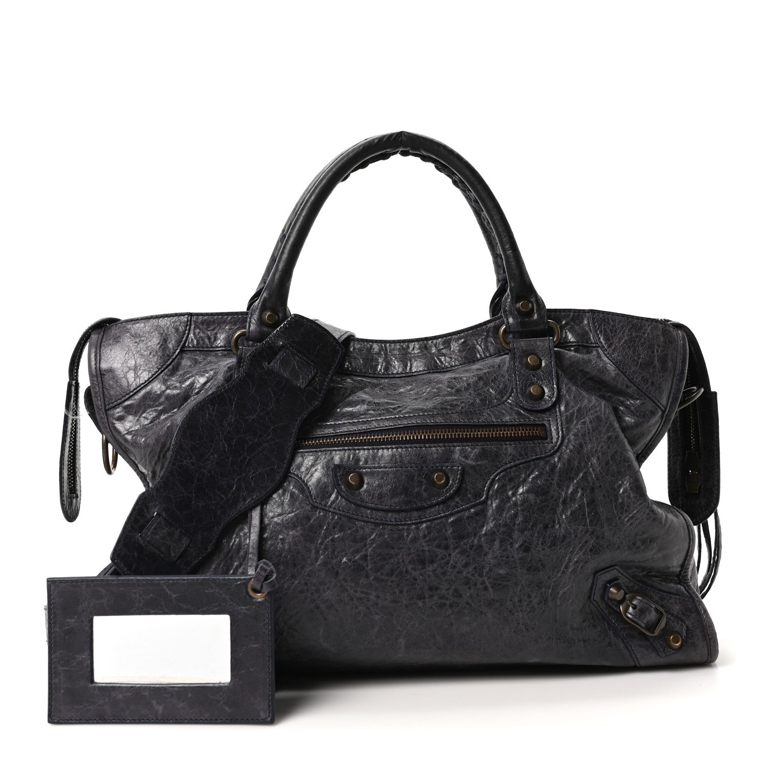 Balenciaga Agneau Classic Hardware City Bleu Roi 3 of 11