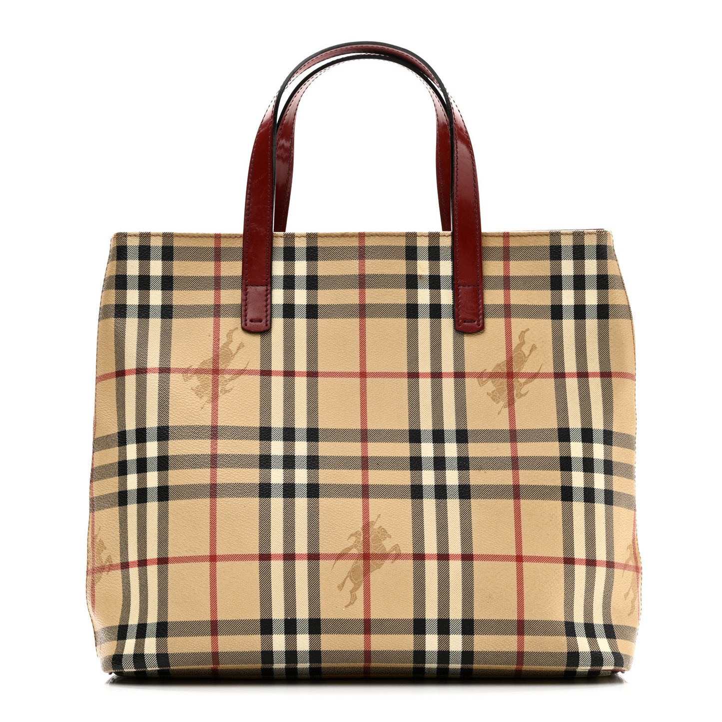 Haymarket Check Medium Tote Red