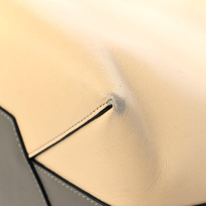 Celine Shiny Smooth Calfskin Small Twisted Cabas Light Khaki Cream 10 of 18