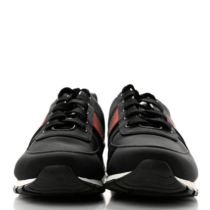 Prada Nylon Tech Logo Mens Sneakers 8 Black 2 of 9