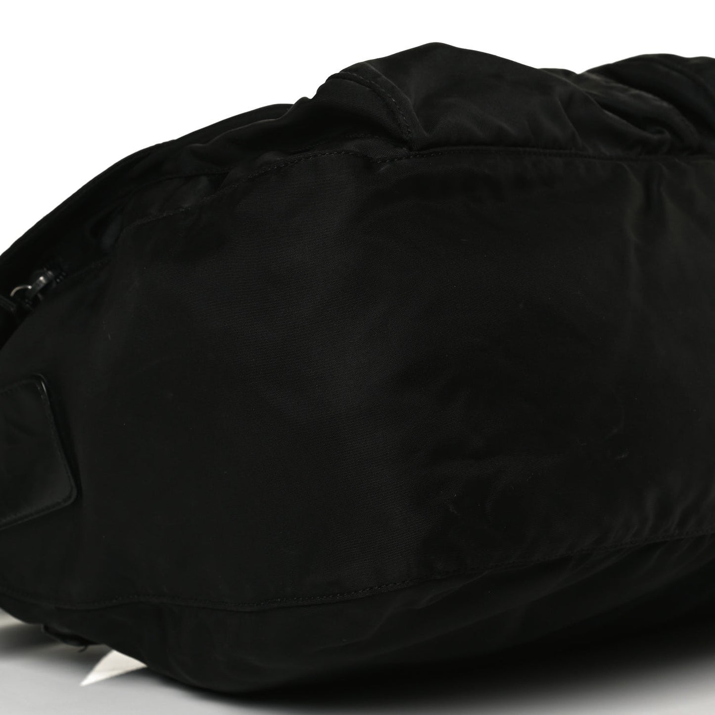 Nylon Vela Messenger Bag Black