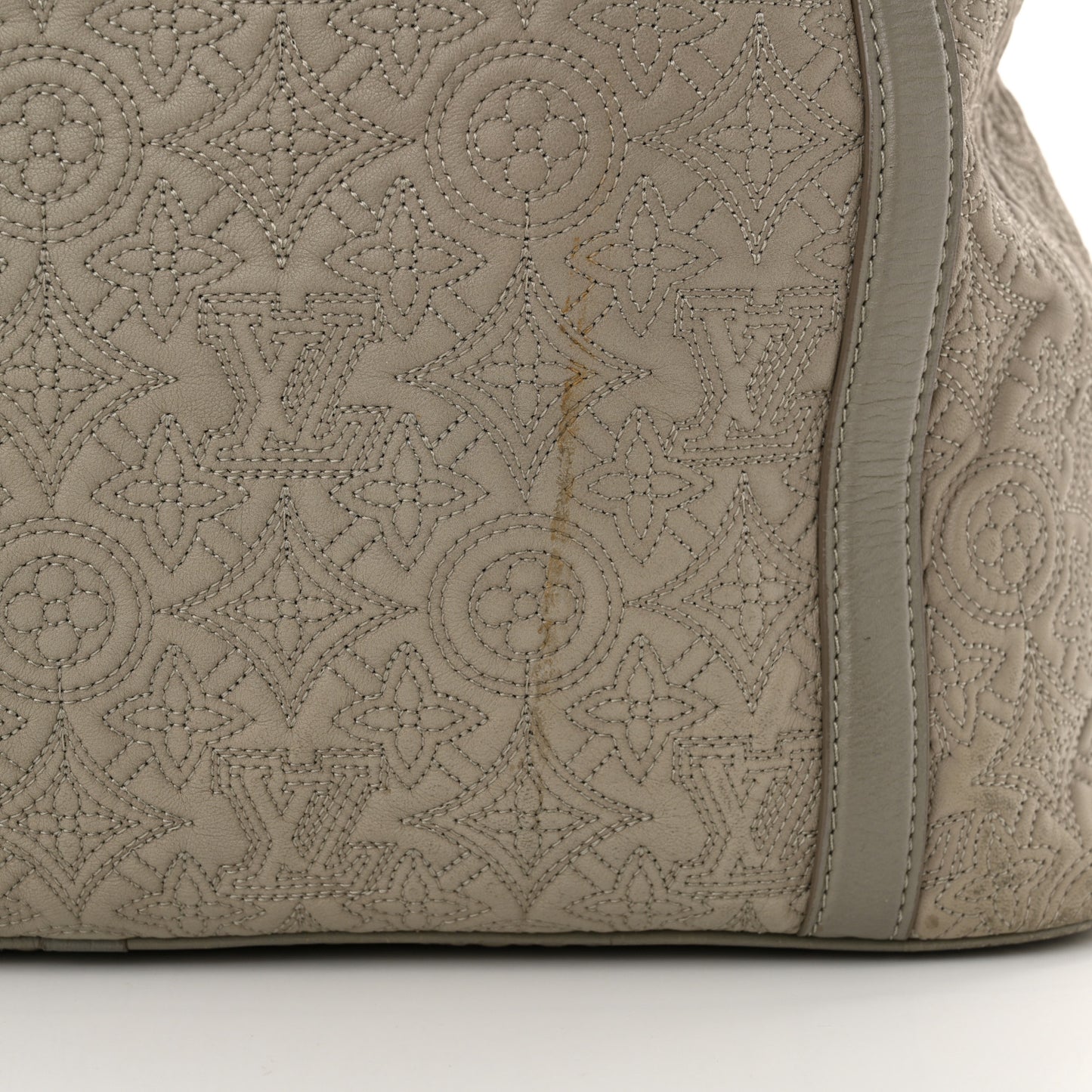 Monogram Lambskin Antheia Ixia MM Grey