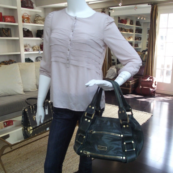 Leather Suede Mahala Green
