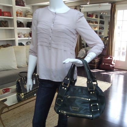 Jimmy Choo Leather Suede Mahala Green 2 of 10
