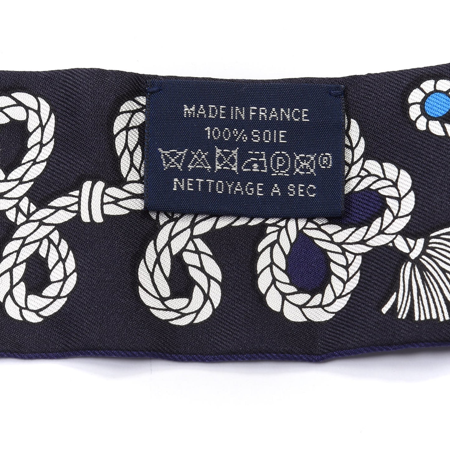 Silk Galons Et Brandebourg Twilly Indigo Rouge Vif Marine