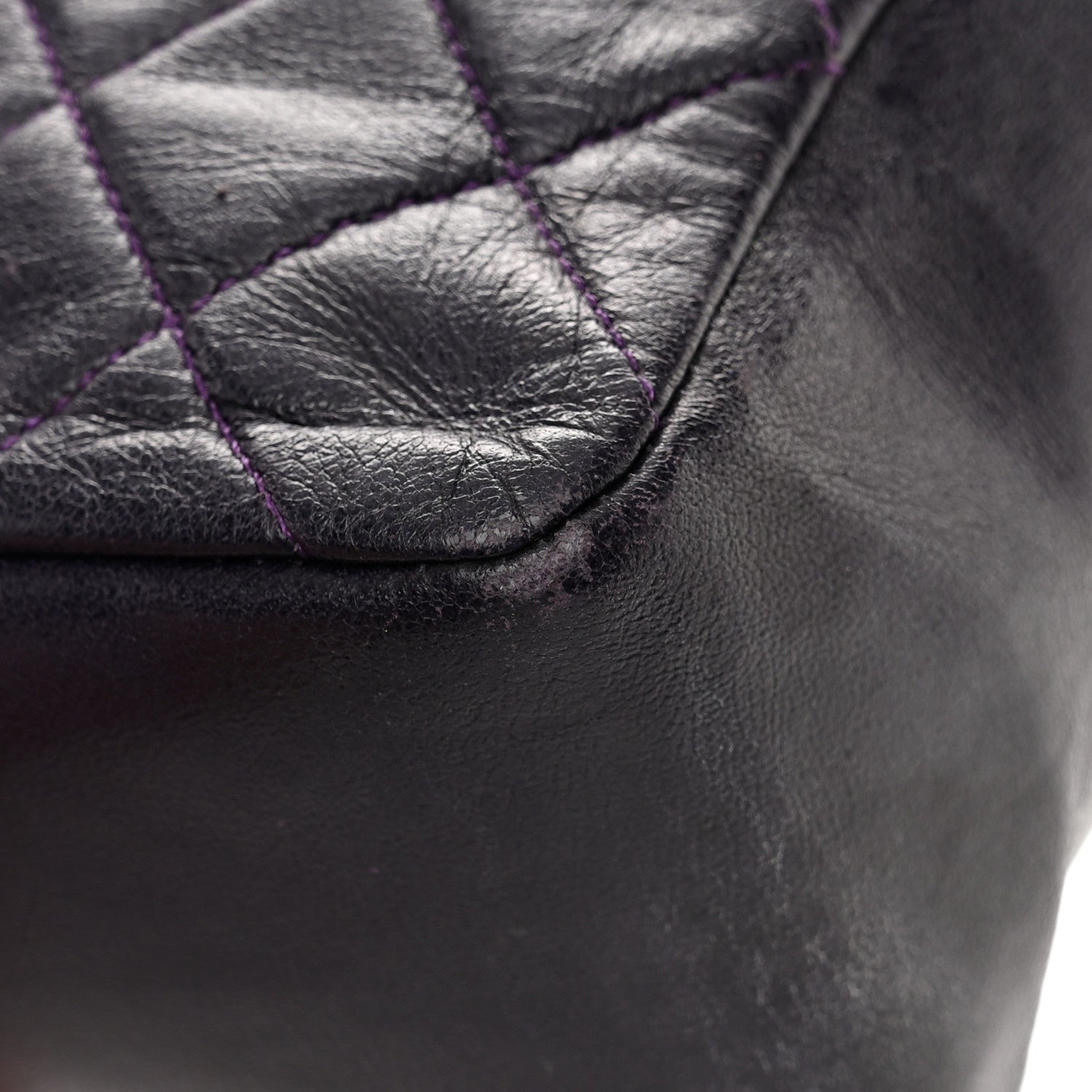 Chanel Lambskin Quilted Medium Kelly Flap Purple 13 of 23