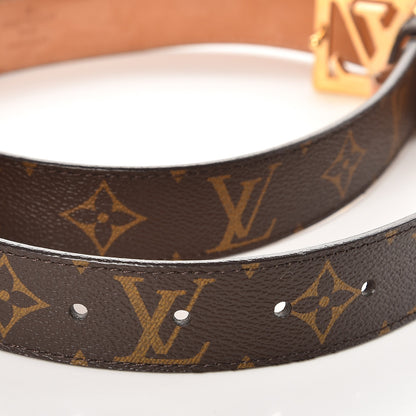 Louis Vuitton Monogram LV Frame Belt 80 32 3 of 7