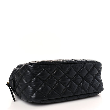 Chanel Aged Calfskin Quilted Small Reissue Camera Case Black 4 of 9