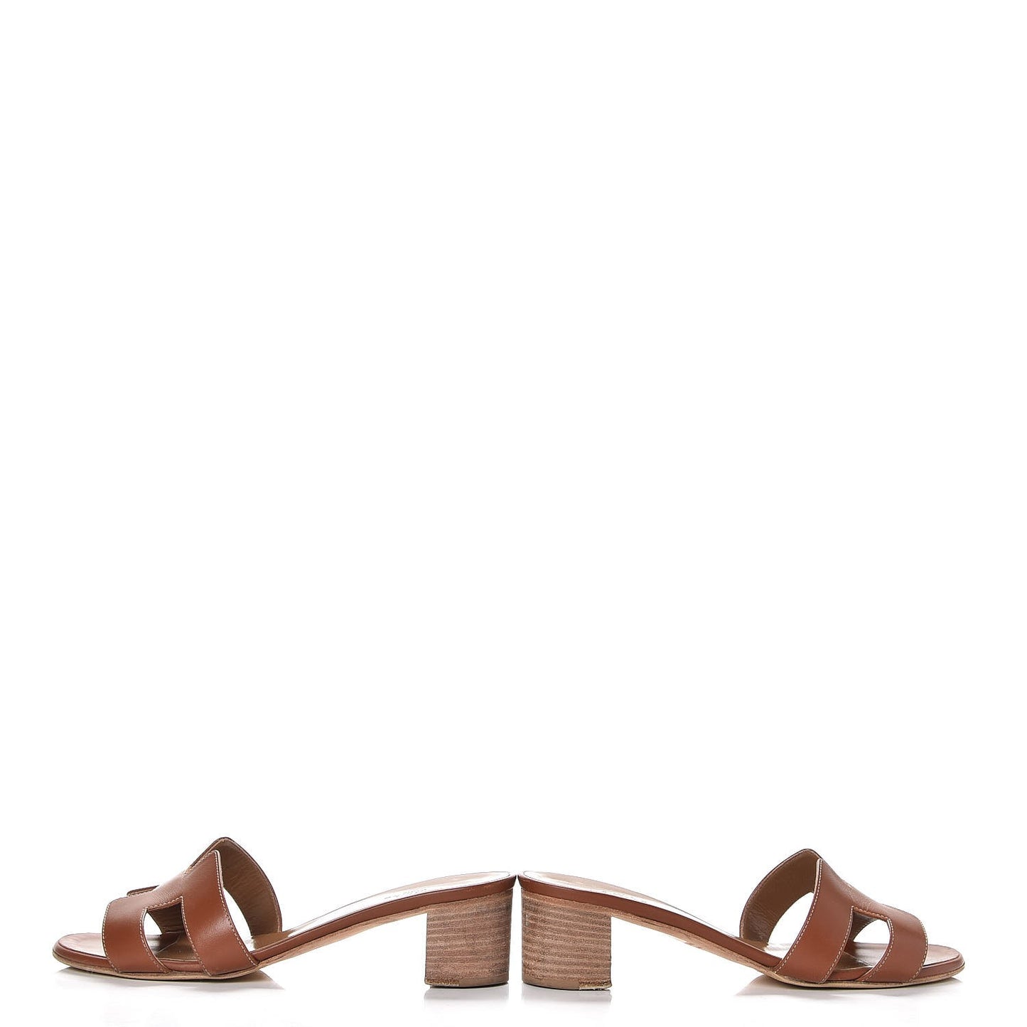 Calfskin Oasis Sandals 37.5 Gold