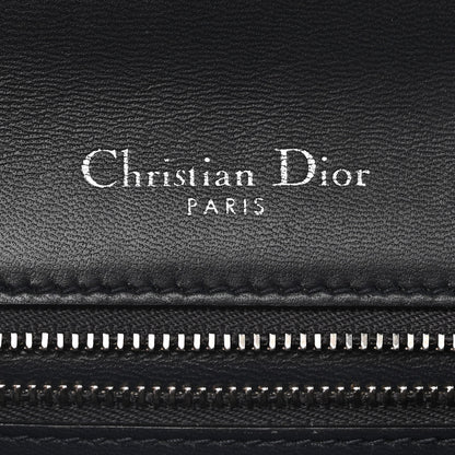 Christian Dior Metallic Patent Micro-Cannage Medium Diorama Flap Bag Silver 6 of 10