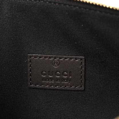 Gucci Calfskin Totissima Zip Wristlet Pouch Ebony 6 of 6