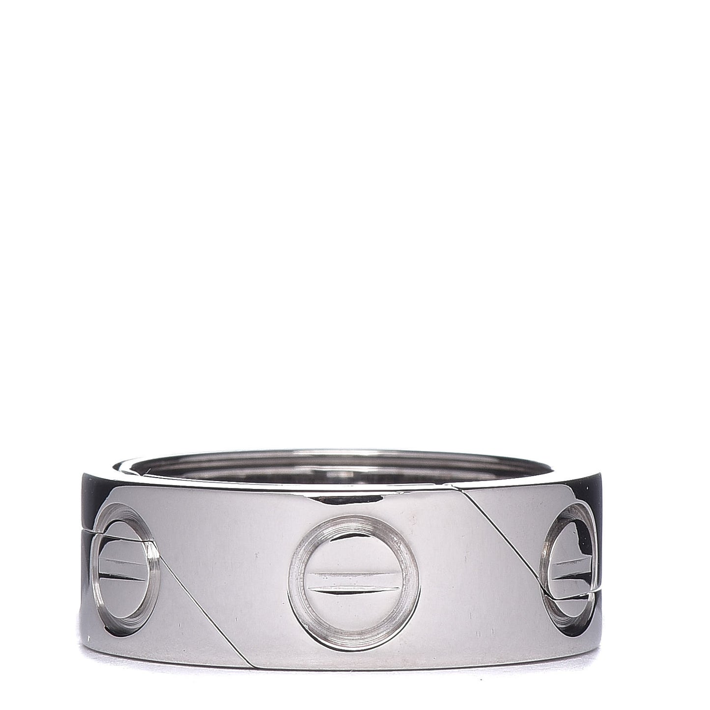 18K White Gold 7mm Astro LOVE Ring 50 5.25
