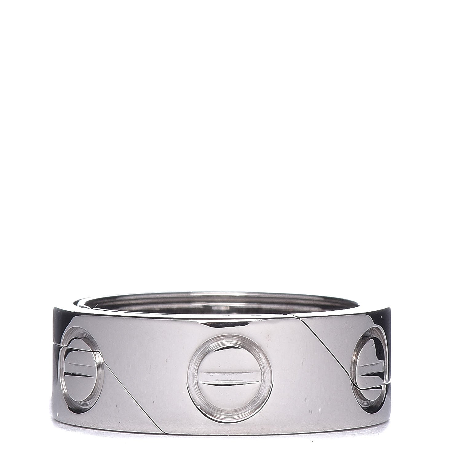 Cartier 18K White Gold 7mm Astro LOVE Ring 50 5.25 1 of 7