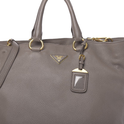 Prada Cervo Deerskin Side Zip Tote Argilla 6 of 8