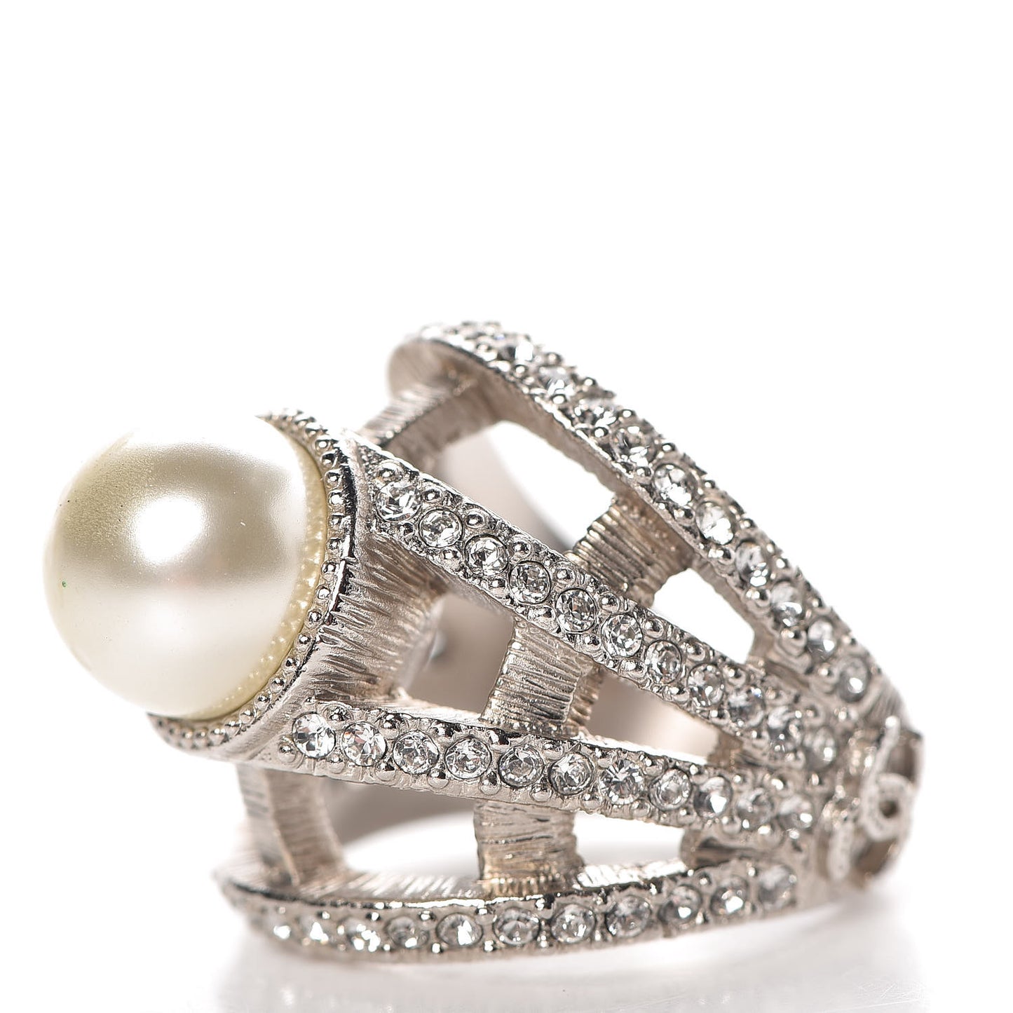 Pearl CC Ring 6 Silver