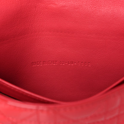 Christian Dior Patent Cannage New Lock Pouch Coral 13 of 17