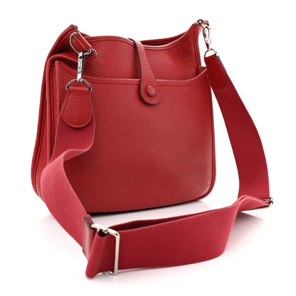 Hermes Taurillon Clemence Evelyne III PM Rubis 3 of 17