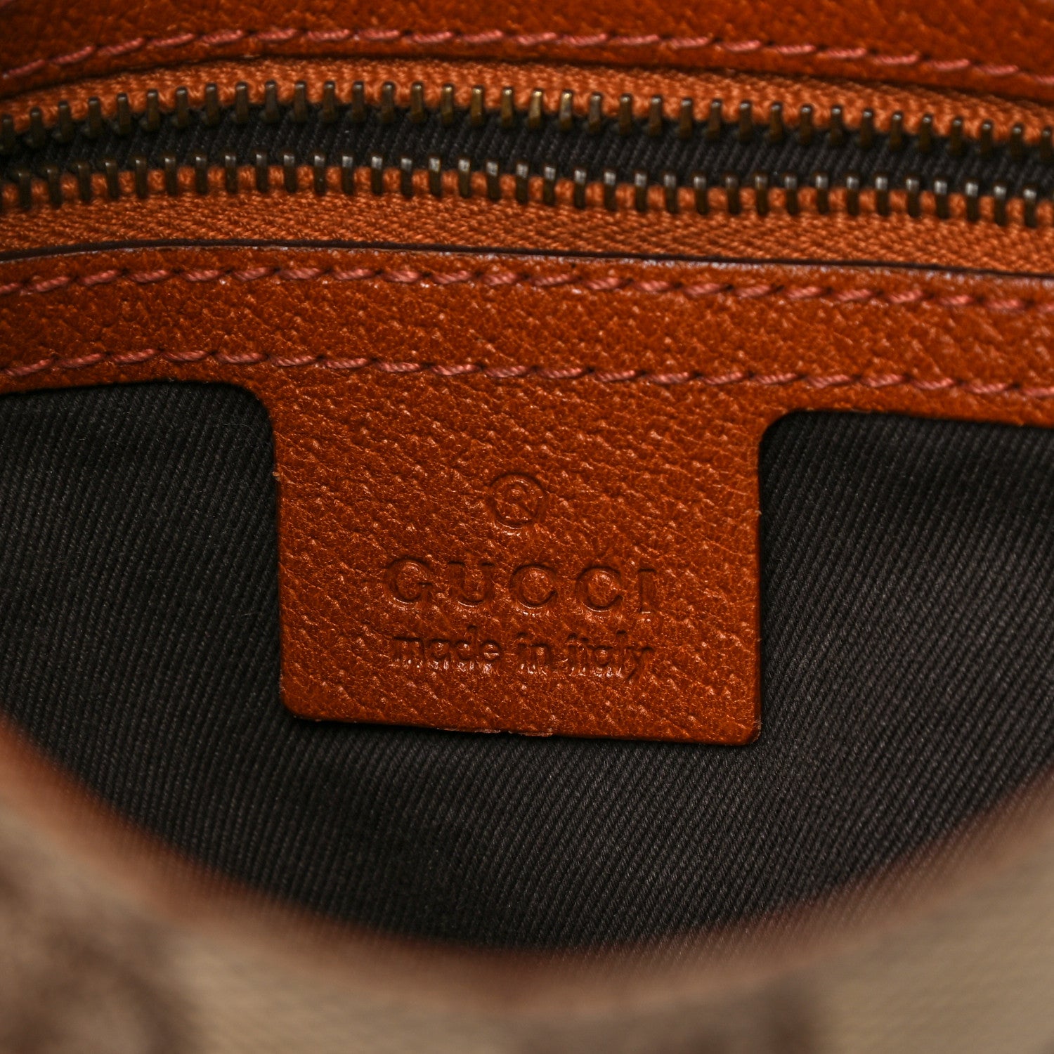 Gucci Monogram Mini Piston Lock Jackie O Hobo Orange 6 of 16